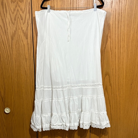 Kimchi Blue Zoey boho maxi skirt low rise cottagecore granola size L 100% cotton - Picture 3 of 9